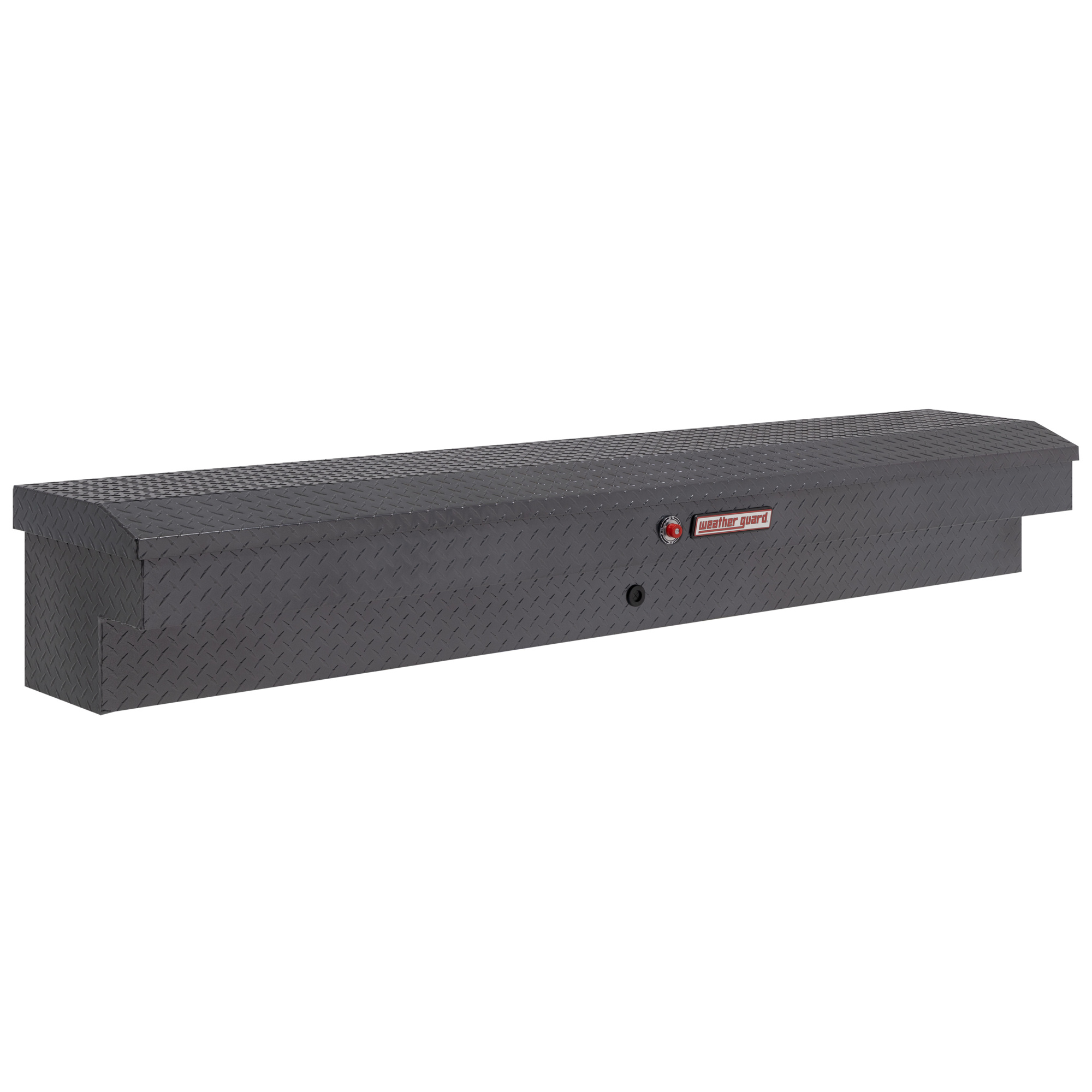 Weather Guard, 87.75in. Lo-Side Box, Width 87 in, Material Aluminum, Color Finish Gray, Model# 164-6-03